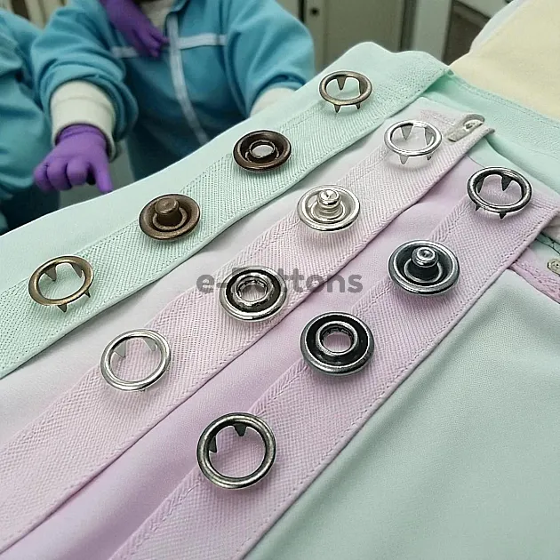 Prong Click Snap Fastener 17L / 13/32" baby Prong snap buttons (1 Gros) 10.5mm C0015