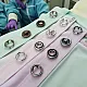Prong Click Snap Fastener 17L / 13/32" baby Prong snap buttons (1 Gros) 10.5mm C0015