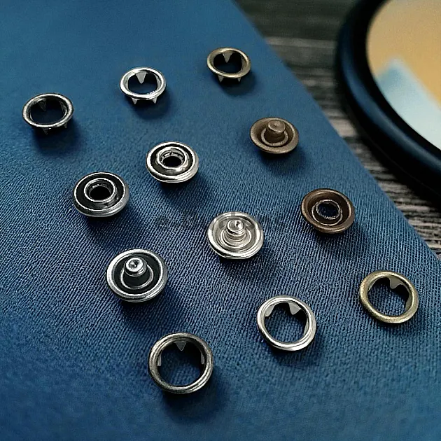 Prong Click Snap Fastener 17L / 13/32" baby Prong snap buttons (1 Gros) 10.5mm C0015