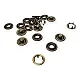 Prong Click Snap Fastener 17L / 13/32" baby Prong snap buttons (1 Gros) 10.5mm C0015 Prong Click Snap Fastener 17L / 13/32" baby Prong snap buttons (1 Gros) 10.5mm C0015