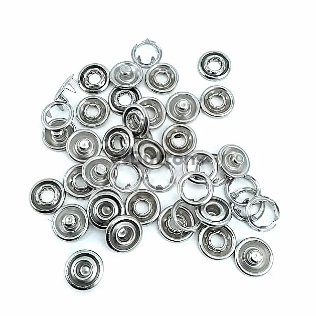 Prong Click Snap Fastener 17L / 13/32" baby Prong snap buttons (1 Gros) 10.5mm C0015 Prong Click Snap Fastener 17L / 13/32" baby Prong snap buttons (1 Gros) 10.5mm C0015