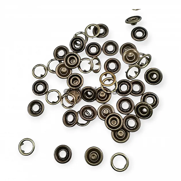 Prong Click Snap Fastener 17L / 13/32" baby Prong snap buttons (1 Gros) 10.5mm C0015 Prong Click Snap Fastener 17L / 13/32" baby Prong snap buttons (1 Gros) 10.5mm C0015