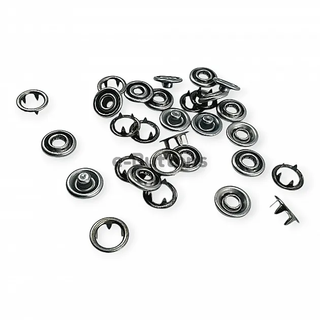 Prong Click Snap Fastener 17L / 13/32" baby Prong snap buttons (1 Gros) 10.5mm C0015 Prong Click Snap Fastener 17L / 13/32" baby Prong snap buttons (1 Gros) 10.5mm C0015