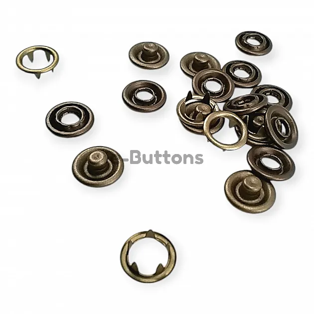 Prong Click Snap Fastener 17L / 13/32" baby Prong snap buttons (1 Gros) 10.5mm C0015 Prong Click Snap Fastener 17L / 13/32" baby Prong snap buttons (1 Gros) 10.5mm C0015