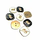 Square Enameled Button With Two Holes 25 mm - 40 Size D 0020 Square Enameled Button With Two Holes 25 mm - 40 Size D 0020