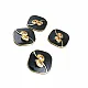 Square Enameled Button With Two Holes 25 mm - 40 Size D 0020