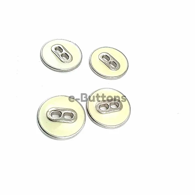 Mineli İki Delikli Sade Düğme 17 mm - 27 Boy D 0021