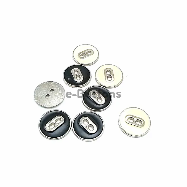Mineli İki Delikli Sade Düğme 17 mm - 27 Boy D 0021