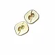 Square Enameled Button With Two Holes 23 mm - 35 Size D 0022