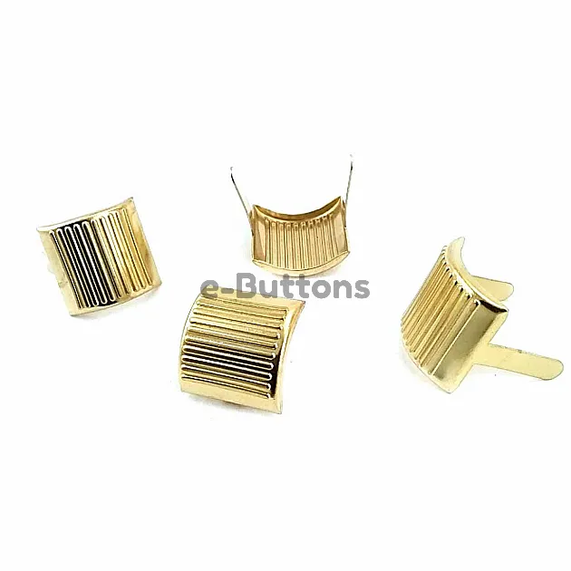 17 x 17.50  mm Kare Çizgili Metal Fiyonk ( 250 Ad/Paket) F0004