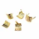 17 x 17.50  mm Piramit Desenli Metal Fiyonk ( 250 Ad/Paket) F0005