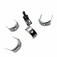 17.5 x 8.5 mm Tek Taşlı Metal Fiyonk ( 250 Ad/Paket) F0006