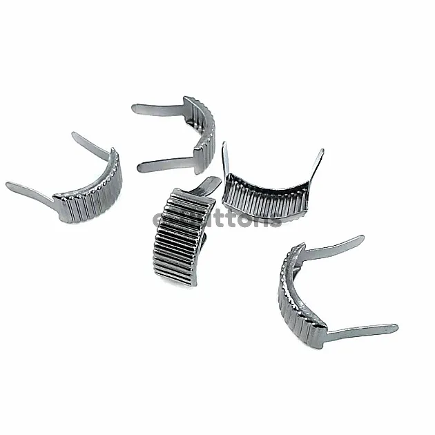 17.5 x 8.5 mm Stripe Metal Bow (250 Pcs / Package) F0008