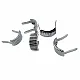 17.5 x 8.5 mm Stripe Metal Bow (250 Pcs / Package) F0008