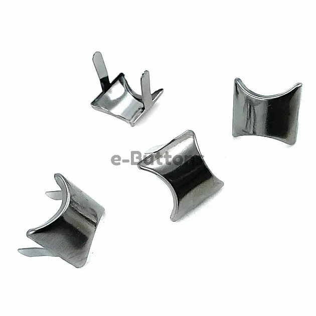 17 x 17.50 mm Plain Oval Metal Bows (250 Pcs / Package) F0010