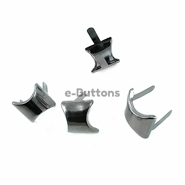 17 x 17.50 mm Plain Oval Metal Bows (250 Pcs / Package) F0010