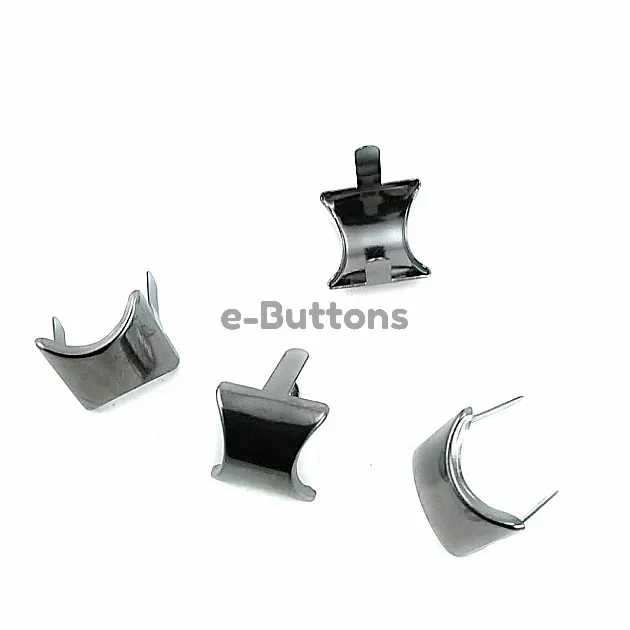 17 x 17.50 mm Plain Oval Metal Bows (250 Pcs / Package) F0010
