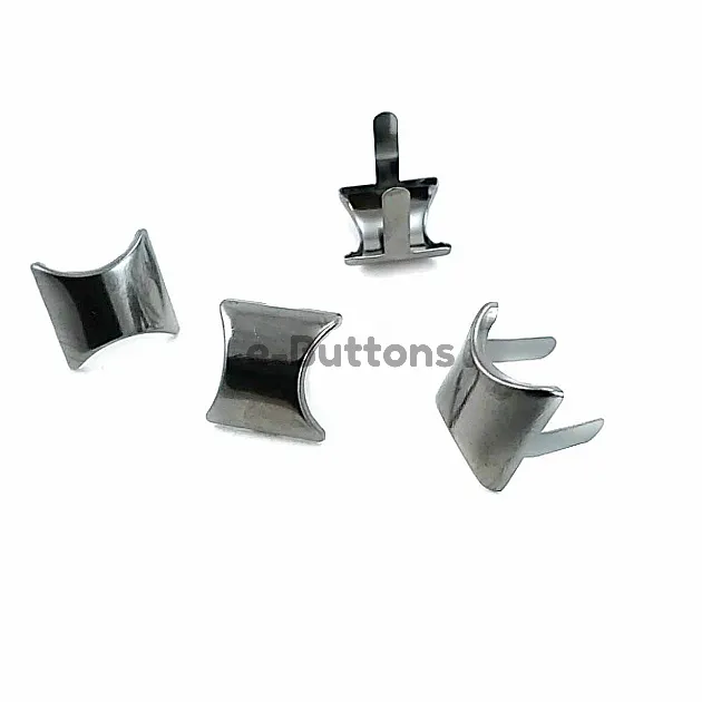 17 x 17.50 mm Plain Oval Metal Bows (250 Pcs / Package) F0010