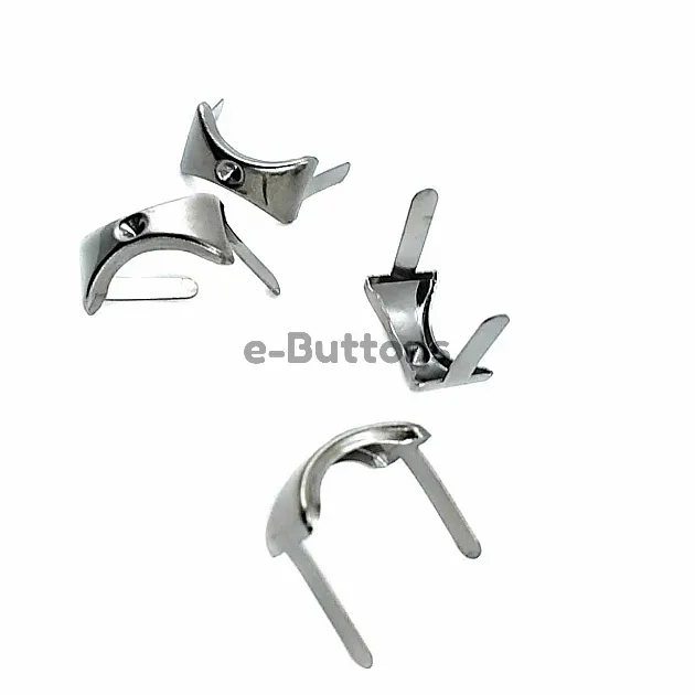 17.5 x 10 mm Taş Delikli Oval Metal Fiyonk ( 250 Ad/Paket) F0011