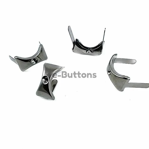 17.5 x 10 mm Taş Delikli Oval Metal Fiyonk ( 250 Ad/Paket) F0011
