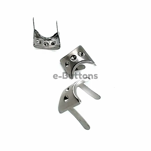 17 x 17.5 mm Three Stone Oval Hair Bow F0013