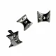 17 x 17.5 mm Three Stone Oval Hair Bow F0013