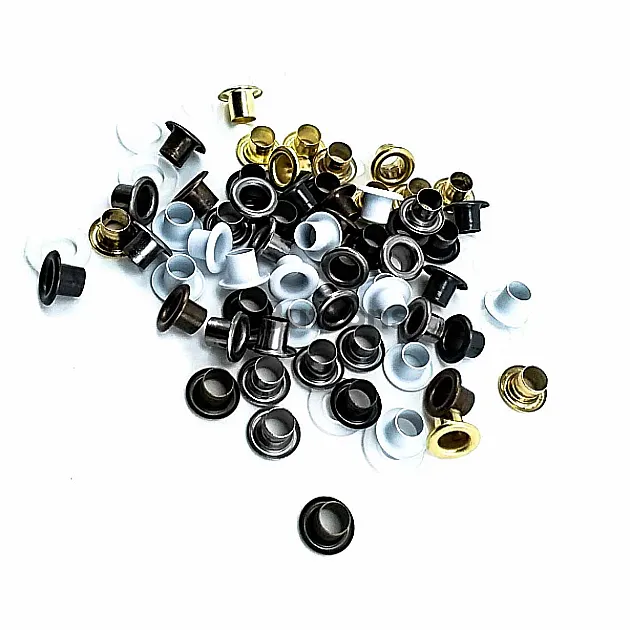 11/64"  Metal Eyelets  7,3 mm Eyelet Long Metal (250 Pcs / Package) K0003U
