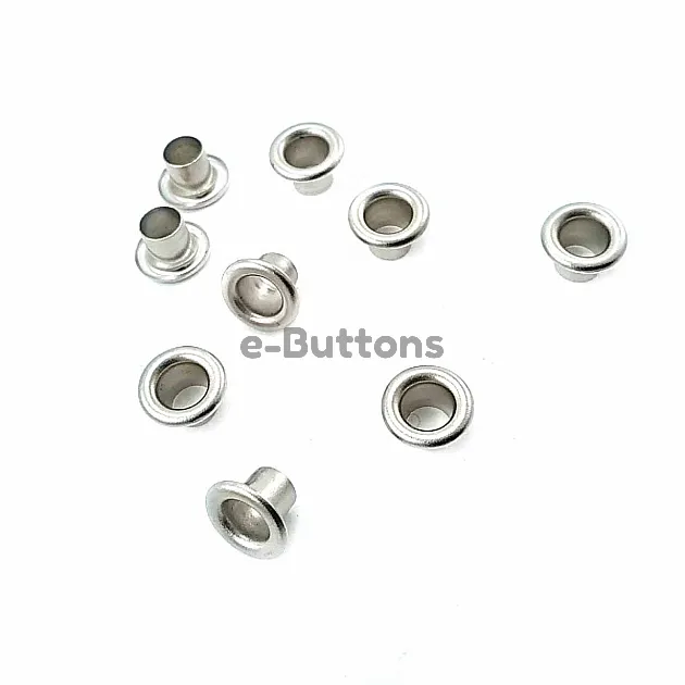 11/64"  Metal Eyelets  7,3 mm Eyelet Long Metal (250 Pcs / Package) K0003U