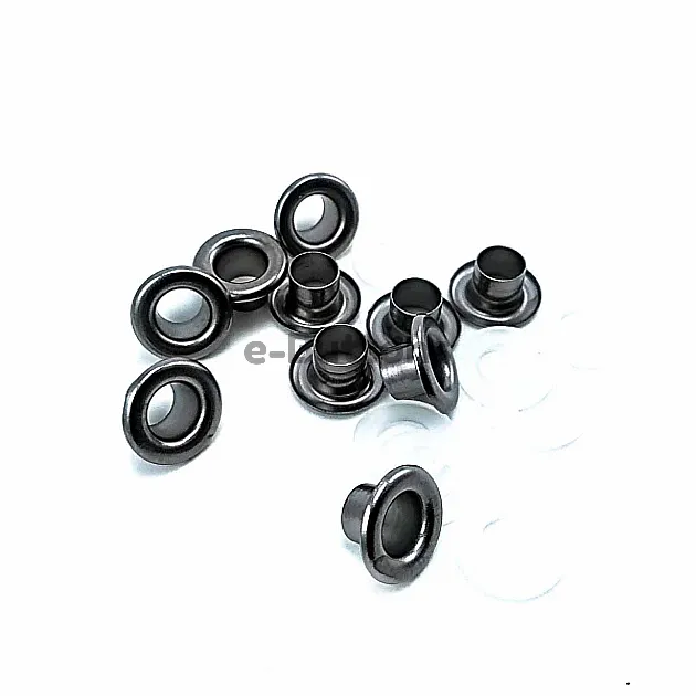 Eyelets 13/64" 10 mm (250 Pcs / Package) Silver Braas Oxide K0008