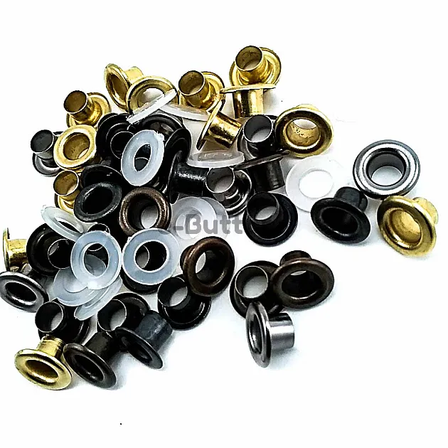 Eyelets 13/64" 10 mm (250 Pcs / Package) Silver Braas Oxide K0008