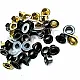 Eyelets 13/64" 10 mm (250 Pcs / Package) Silver Braas Oxide K0008