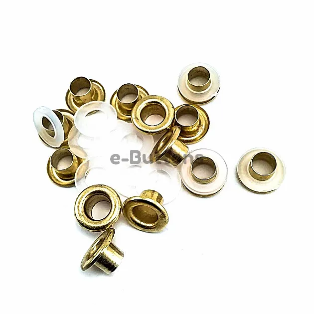 Eyelets 13/64" 10 mm (250 Pcs / Package) Silver Braas Oxide K0008