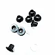 Eyelets 13/64" 10 mm (250 Pcs / Package) Silver Braas Oxide K0008