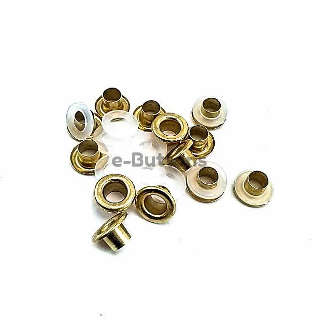 Eyelets 13/64" 10 mm (250 Pcs / Package) Silver Braas Oxide K0008