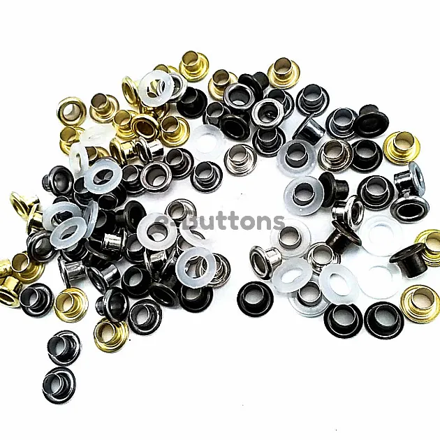 Iron Eyelet Inlet 3.6 mm Outer Dimension 7 mm ( 250 Pcs/Pack) K0011