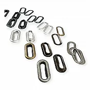 Oval Eyelet 2,5 cm Brass Metal K0012