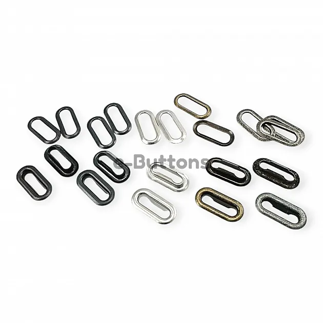 Oval Eyelet 2,5 cm Brass Metal K0012
