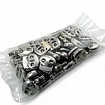 Metal Stopper Nickel Plated 50 Pcs/Pack 4.5 mm Hole Diameter Stopper NS004500PROMO