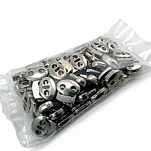 Metal Stopper Nickel Plated 50 Pcs/Pack 4.5 mm Hole Diameter Stopper NS004500PROMO