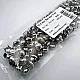 Tırnaklı Trok 10. 50 mm Nikel Gümüş Renk Süs Saç Trok (300 Ad/Paket) TR0010PK