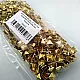 Pyramid Patterned Yellow Metal Trok 10 mm Prong Stud Four Legged (500 pcs / Package) TR0014PKS