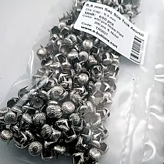 Tırnaklı Trok 8,5 mm Asorti Girdap Desenli Süs Saç Trok (650 Ad/Paket) TR0027PKAS