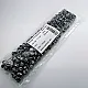 Metal Trok Black Nickel 7.5 mm Prong Stud Swirl Pattern Six Legged (500 pcs / Package) TR0028PK