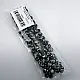 Metal Trok 9.5 mm Black Nickel Swirl Pattern Four Legged Prong Stud (290 pcs / Package) TR0030PKB