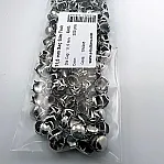 Tırnaklı Trok 11. 50 mm Nikel Gümüş Renk Süs Saç Trok (300 Ad/Paket) TR0035PK