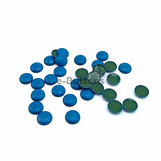 9 mm 14 size Blue Color Plastic Heating Rivet (250 pcs / Package) R0010