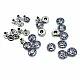 Glass Stone Blue Striped Rivet 10 mm 16 length R0020
