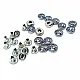 Glass Stone Blue Striped Rivet 10 mm 16 length R0020