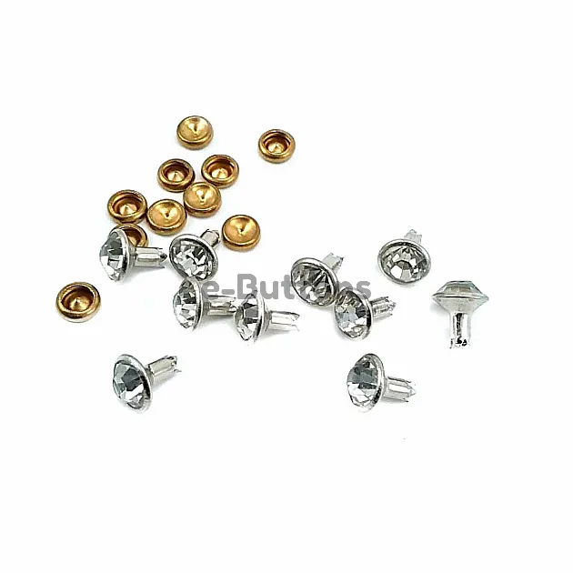 Glass Stone Plain Rivet 8 mm 12 lengthR0027 Glass Stone Plain Rivet 8 mm 12 lengthR0027