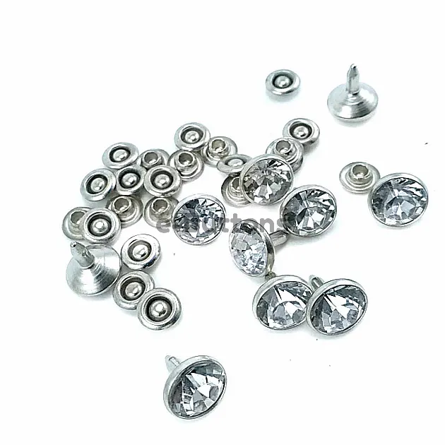 Cam Taşlı Sade Rivet 10 mm 16 boy R0029